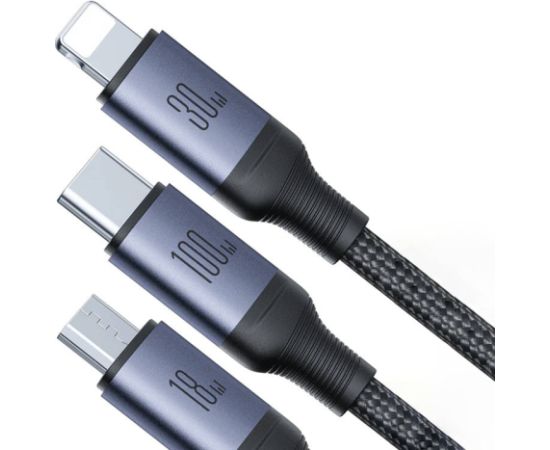 Cable Speedy  USB Joyroom SA21-2T3, 6 in 1/ 100W/Cable 1.5m (black)