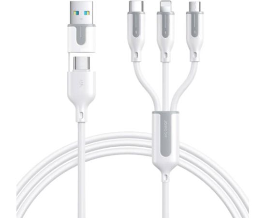 USB cable Joyroom  S-2T3018A15 5in1 USB-C / Lightning / 3.5A /1.2m (white)