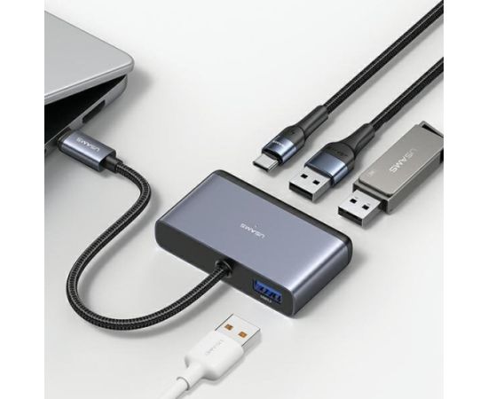 Usams HUB 4in1 2xUSB 2.0 / USB 3.0 / USB-C USB Hub