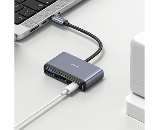 Usams HUB 4in1 2xUSB 2.0 / USB 3.0 / USB-C USB Hub