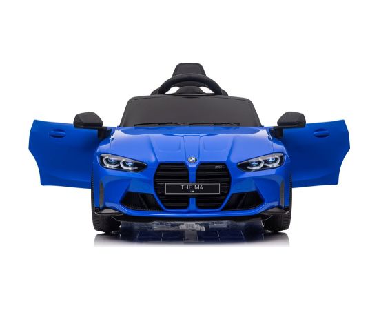 BMW M4 vienvietīgs elektromobilis, zils