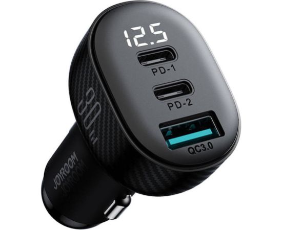 Car charger Joyroom JR-CCD04 , 2A1C 30W, Digital Display