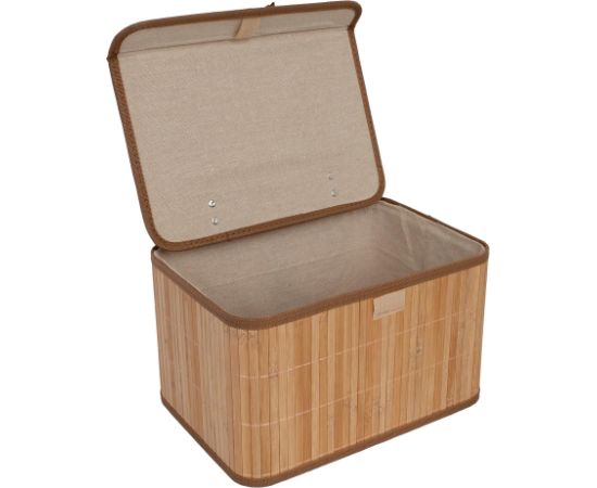 Basket MAX BAMBOO 33x23xH20cm, with a lid