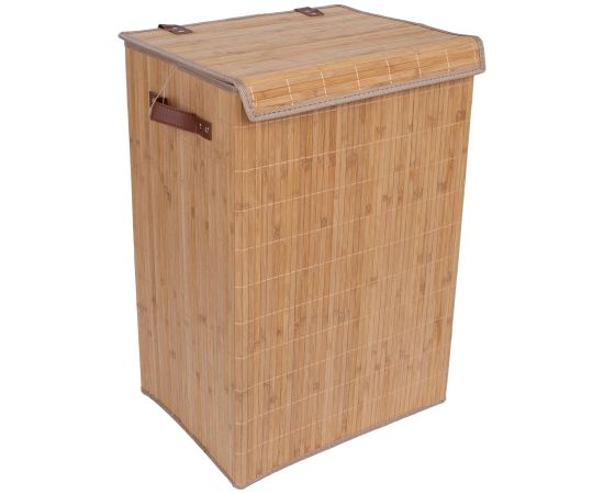 Laundry basket MAX BAMBOO 40x30xH60cm, with a lid