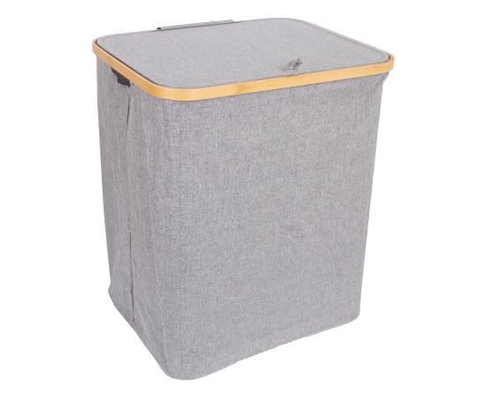 Laundry basket MAX GREY 45x36xH54cm, light grey