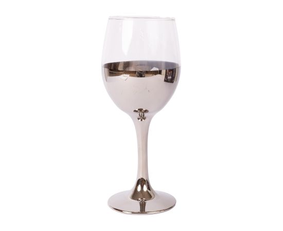Wine goblet ASTON silver shine