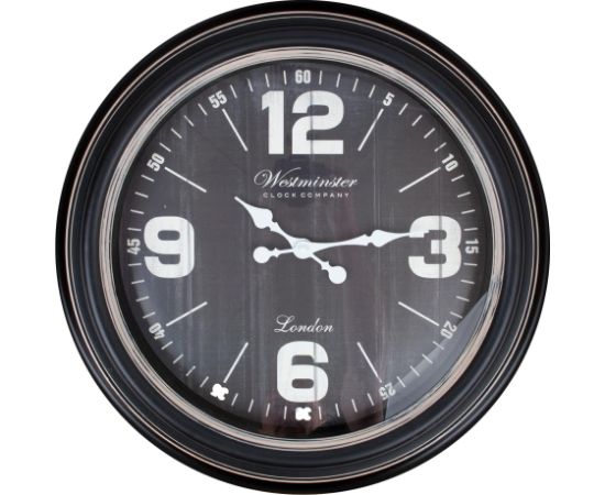 Sienas pulkstenis GUSTAV D60cm, melns