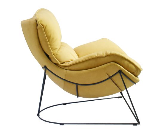 Armchair DIVA ocher yellow