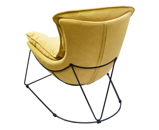 Armchair DIVA ocher yellow