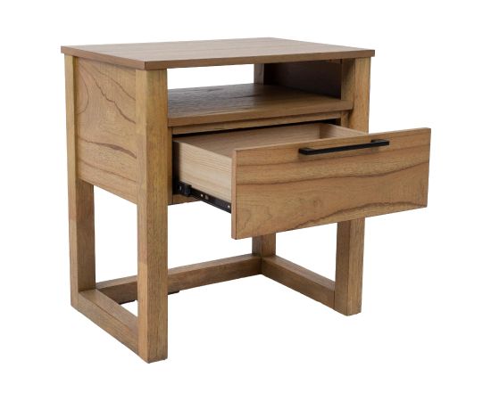 Night stand OZZO 40x56xH60cm, light wood