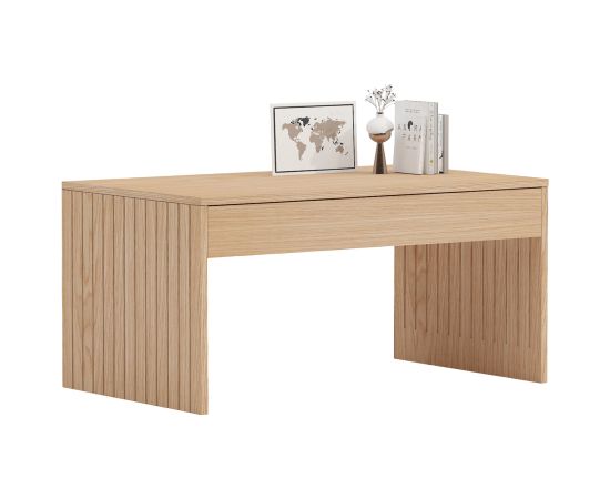 Coffee table SUNNY 100x60xH50cm, melamine oak