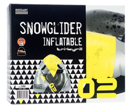 Inflatable snow glider RESTART TRI-KYRILL 110x110x35cm