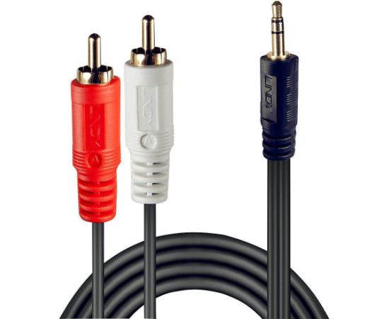 CABLE AUDIO 2XRCA/3.5MM M/M 5M/35683 LINDY