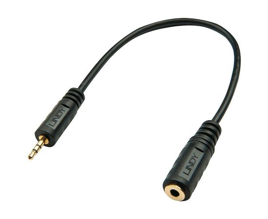 CABLE ADAPTER AUDIO 2.5/3.5MM/0.2M 35698 LINDY