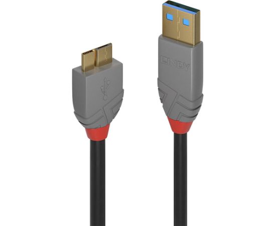 CABLE USB3.2 A TO MICRO-B 0.5M/ANTHRA 36765 LINDY