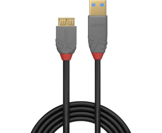 CABLE USB3.2 A TO MICRO-B 0.5M/ANTHRA 36765 LINDY