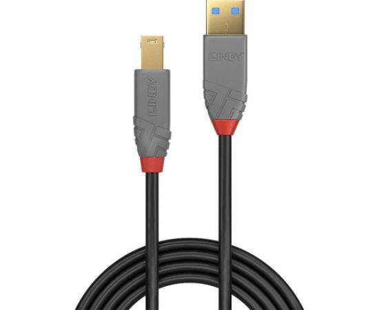 CABLE USB3.2 A-B 5M/ANTHRA 36744 LINDY