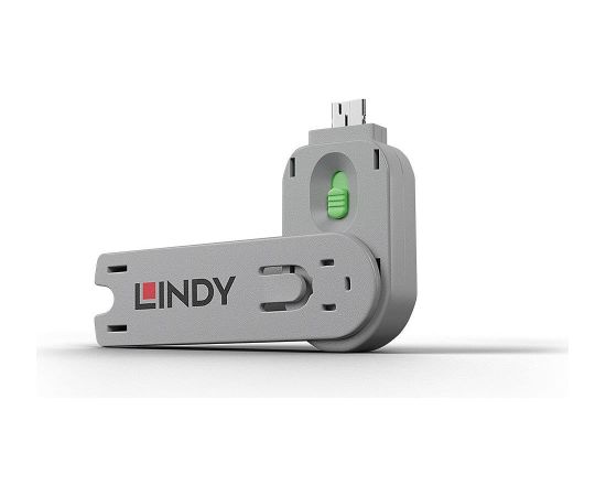 USB PORT BLOCKER KEY/GREEN 40621 LINDY