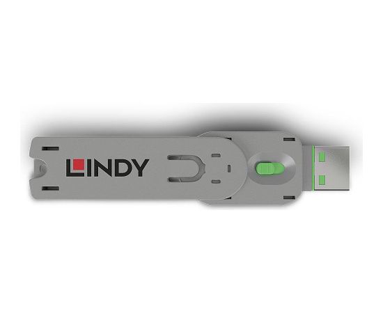 USB PORT BLOCKER KEY/GREEN 40621 LINDY