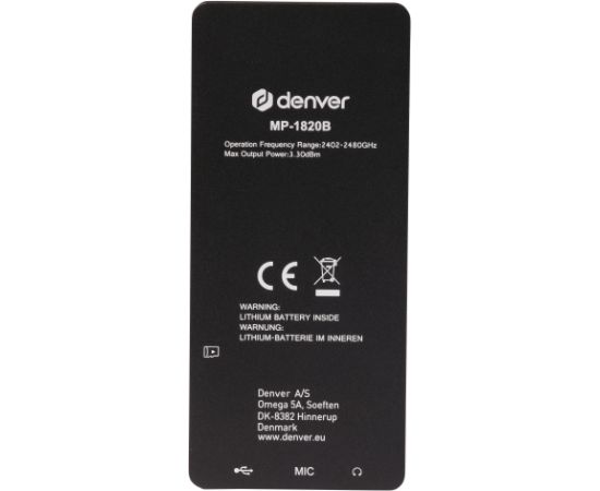 Denver MP-1820B Black