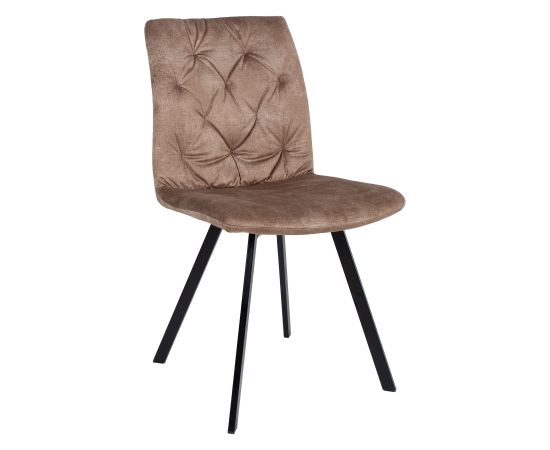 Chair AFTON brown velvet