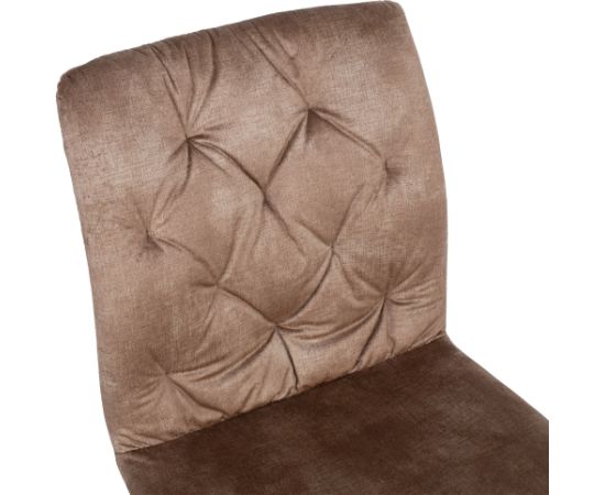 Chair AFTON brown velvet