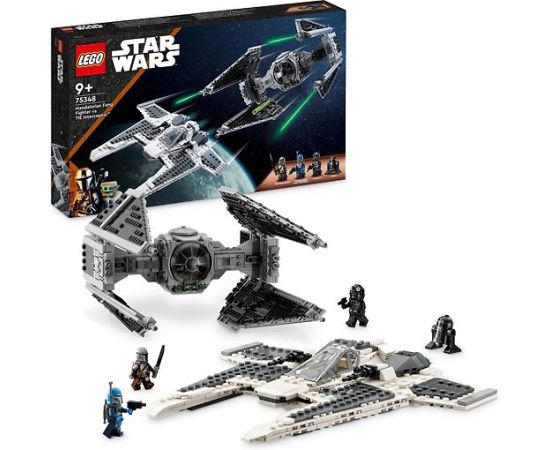 LEGO Star Wars Mandalorian Fang Fighter pret TIE Interceptor 75348