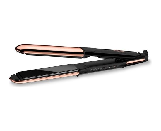 BaByliss Straight & Curl Brilliance Curling iron Warm Black, Rose 3 m