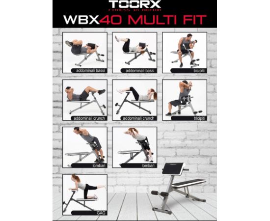 Training bench TOORX WBX40 MULTIFIT