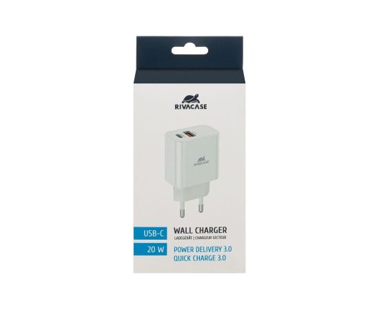 MOBILE CHARGER WALL/WHITE PS4102 W00 RIVACASE