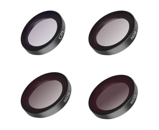 Lens filter Set CPL/ND8/ND16/ND32 Telesin for Insta360 GO3