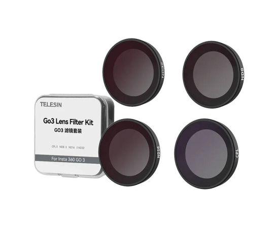 Lens filter Set CPL/ND8/ND16/ND32 Telesin for Insta360 GO3