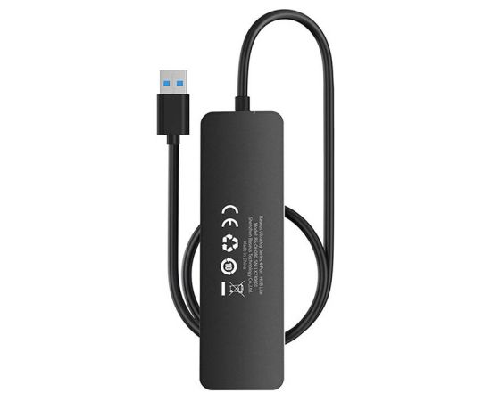 4in1 Hub Baseus  UltraJoy Lite USB-A to USB 3.0 50cm (black) Usb HUB