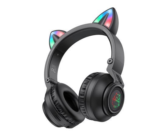 OEM Наушники Borofone BO18 Cat Ear bluetooth черный