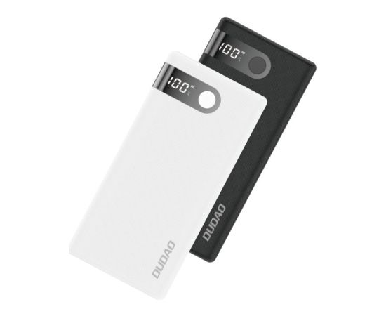 Dudao power bank 10000 mAh 2x USB | USB Type C | micro USB 2 A with LED screen black (K9Pro-02)
