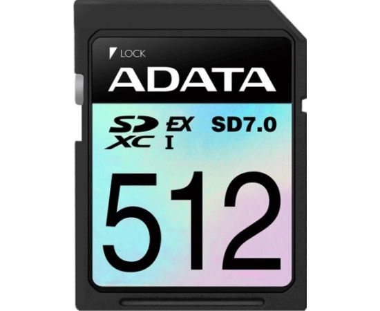 A-data ADATA Extreme SDXC 512 GB Class 10 UHS-I/U3 V30 (ASD512GEX3L1-C)