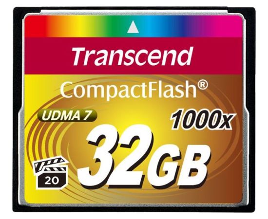 Transcend 1000x Compact Flash 32 GB  (TS32GCF1000)