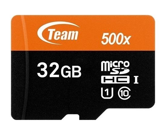 TeamGroup 500x MicroSDHC 32 GB Class 10 UHS-I/U1  (TUSDH32GUHS03)