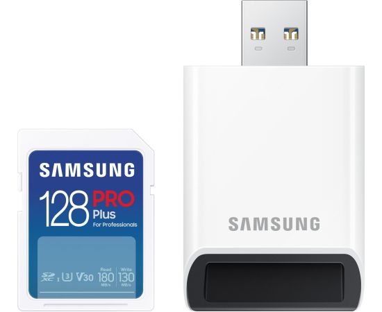 Samsung PRO Plus SDXC 128 GB U3 V30 (MB-SD128SB/WW)