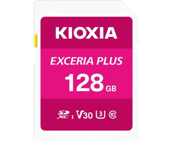 Kioxia Exceria Plus SDXC 128 GB Class 10 UHS-I/U3 V30 (LNPL1M128GG4)