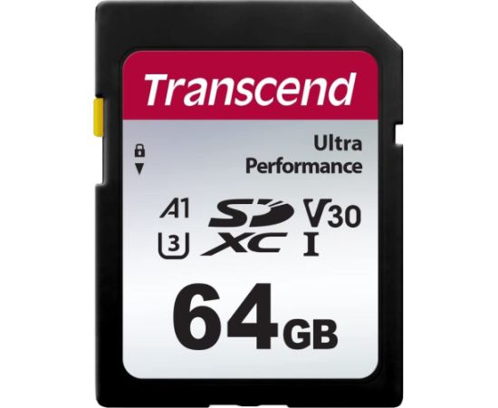 Transcend 340S SDXC 64 GB Class 10 UHS-I/U3 A1 V30 (TS64GSDC340S)