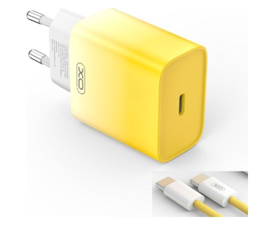 XO CE18 PD Зарядное Устройство 30W + USB-C - Lightning Cable 1m