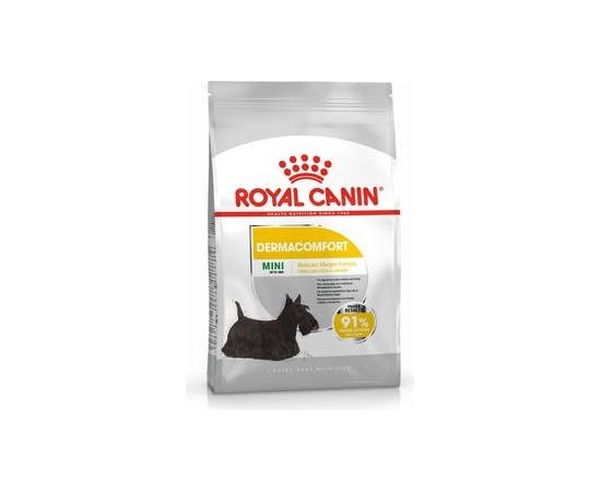 ROYAL CANIN Mini Dermacomfort -  dry food for adult small breeds of dogs with sensitive skin prone to irritation - 3kg
