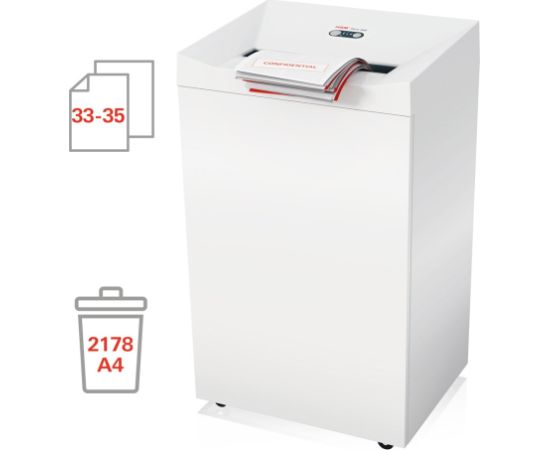 HSM Pure 940 shredder, 165 l, 3,9x40 mm