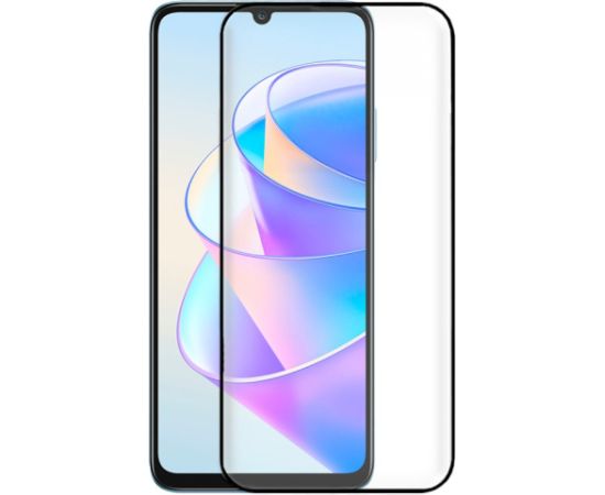 Fusion 5D glass aizsargstikls pilnam ekrānam Honor X7a melns