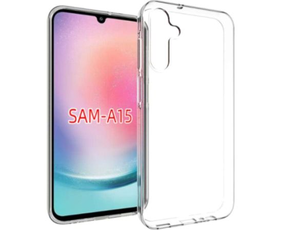 Fusion Ultra Back Case 2 mm silikona aizsargapvalks Samsung A156 Galaxy A15 5G caurspīdīgs