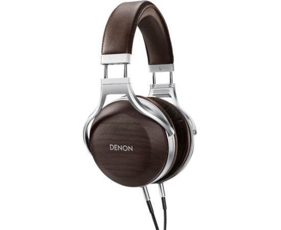 Denon AH-D5200 Headphones Wired Head-band Brown, Silver