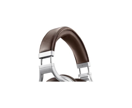 Denon AH-D5200 Headphones Wired Head-band Brown, Silver