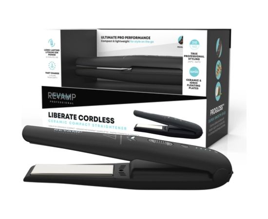 Revamp ST-1700-EU2 Progloss Liberate Cordless Ceramic Compact Hair Straightener