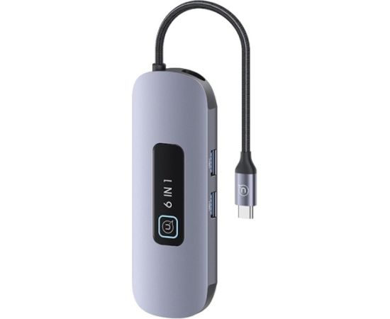 Usams 6in1 2x USB 3.0 / TF / SD / USB-C / HDMI PD100W / Hubs
